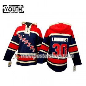 New York Rangers Henrik Lundqvist 30 Blau Sawyer Hooded Sweatshirt - Kinder